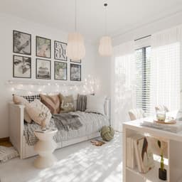 Girl Room View 1 Light In